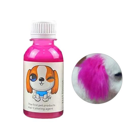 1 sett 100 ml Pet Dye Cream Langvarig Ikke-irriterende naturlig ekstrakt Pet Cat Hund