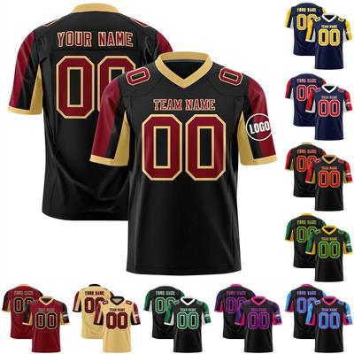 Camisas de futebol personalizadas Nome e número da equipe impressos personalizados Uniforme esportivo para homens, mulheres e jovens