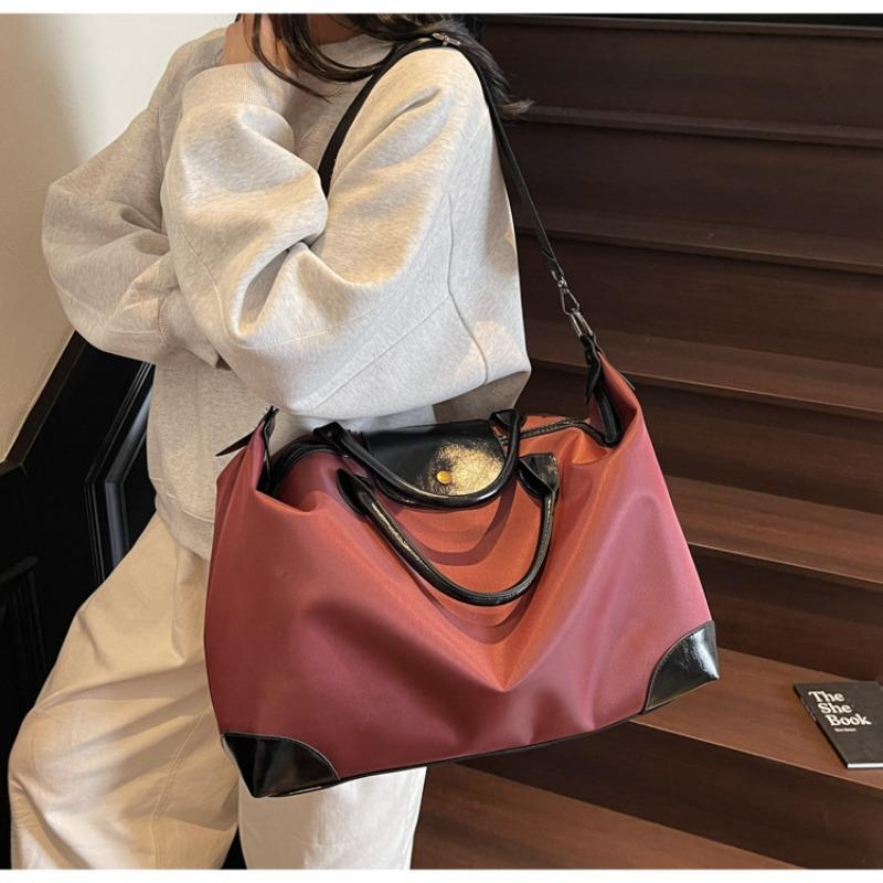 New shoulder crossbody portable tote bag large capacity travel bag business trip light luggage bag fashion women's bag