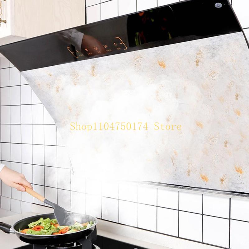 Universal Cooker Hood Disposable Kitchen Oil Filter Paper Absorbing Paper top sale