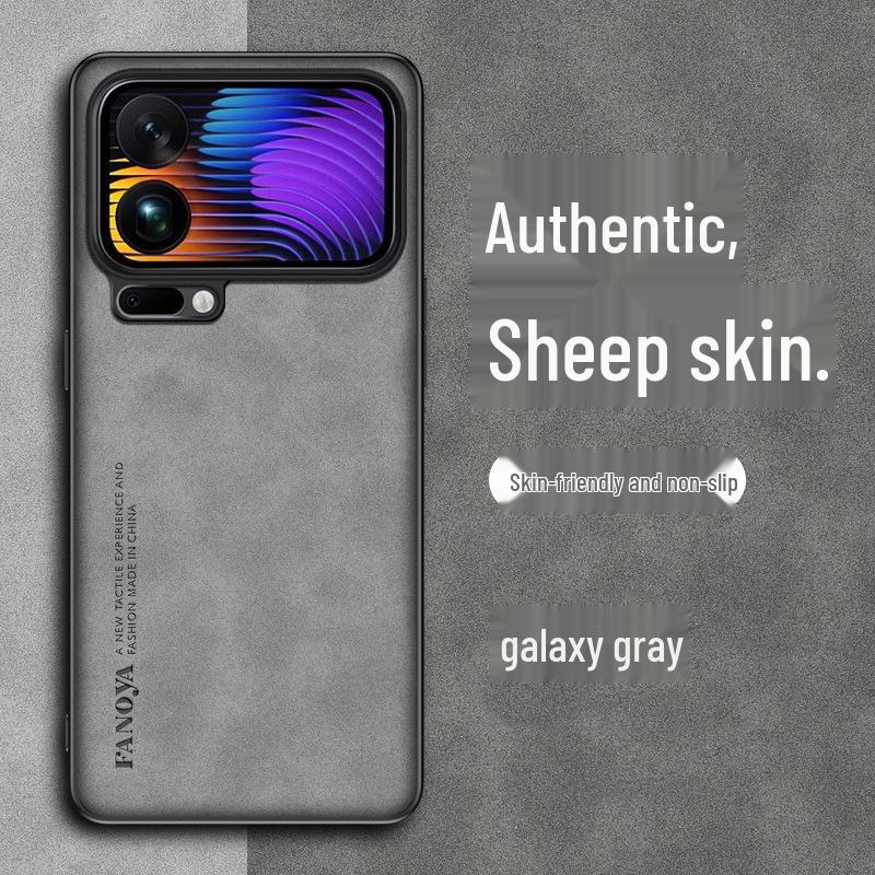 Xiaomi 17 Pro/Pro Max Leather Phone Case: Full Coverage, Anti-Drop, Frosted Protection.