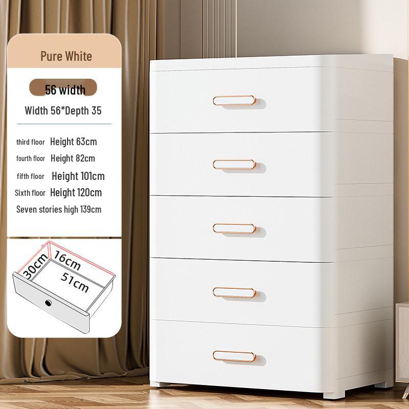 Thickened Drawer Storage Cabinet: Versatile Under-Desk, Living Room & Bedroom Organizer