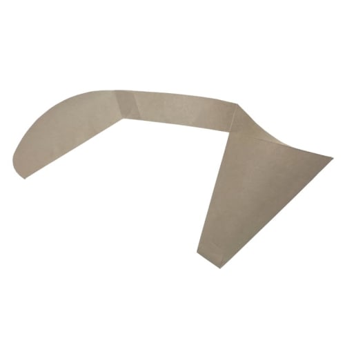 Crepe Triangular Bag, Brown, Perforated (100)