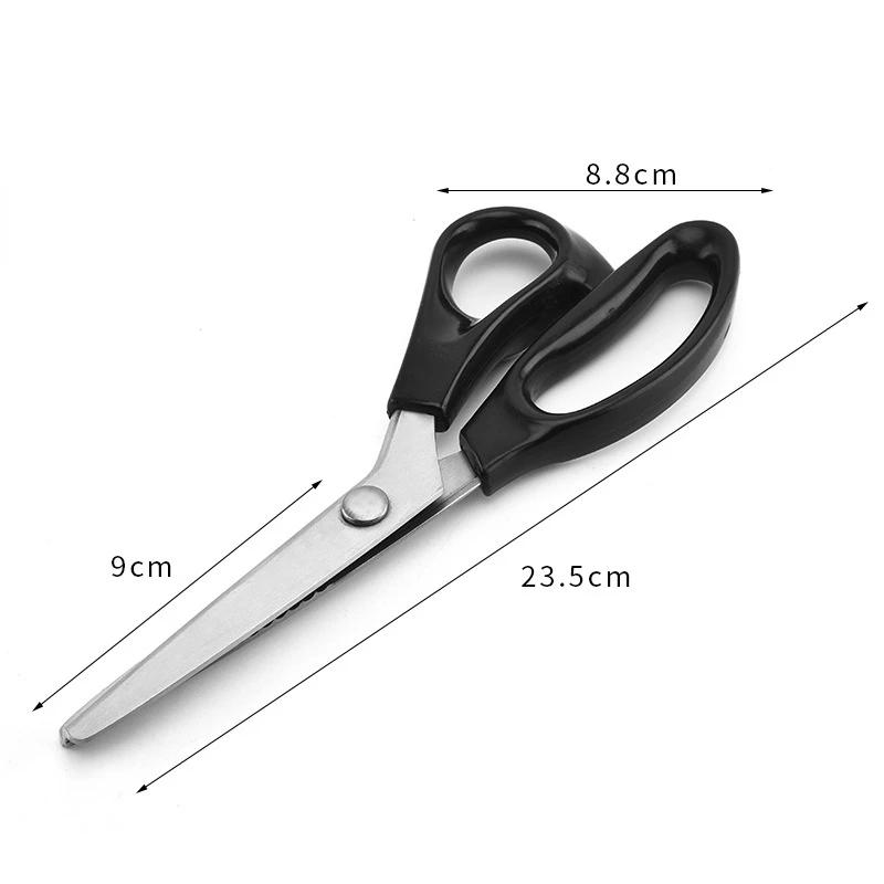 Zigzag Dressmaking Tailor Scissors Sewing Zig Zag Cut Leather Handicraft Fabric Shear Pinking Scissor DIY Craft Sewing Tools