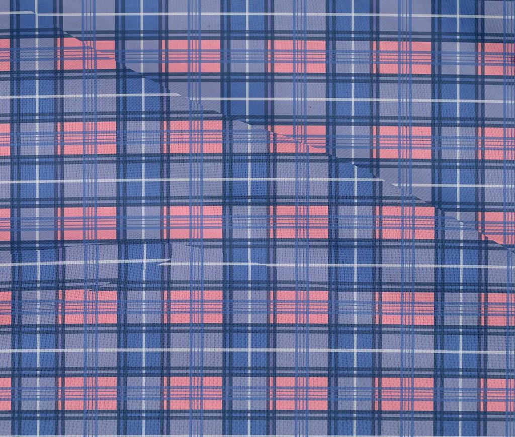 oneOone Cotton Flex Dusty Brown Fabric Madras Check Dress Material Fabric Print Fabric By The Yard 40 Inches