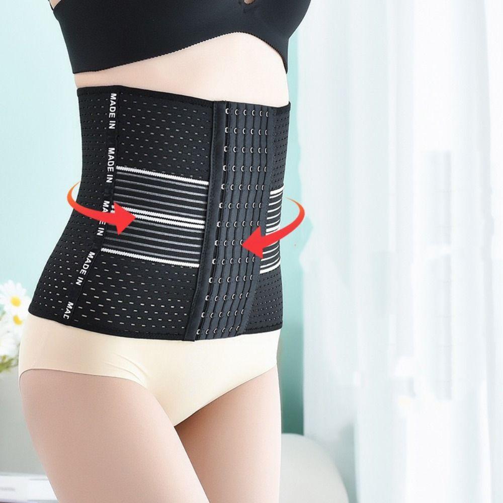 Corset Tummy Control Shapewear Postpartum Girdle Body Shaper Simple Training Sweat Belt Lady