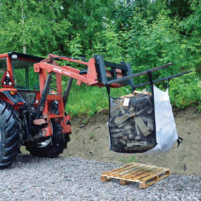 Ventilated Big Bag for wood 80x95x100