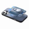 2 in 1 Detachable Cards Solt Wallet For Airtag Case For iPhone 16 Pro Max 15 Plus 14 13 12 11 XS Wireless Charging Stand Cover