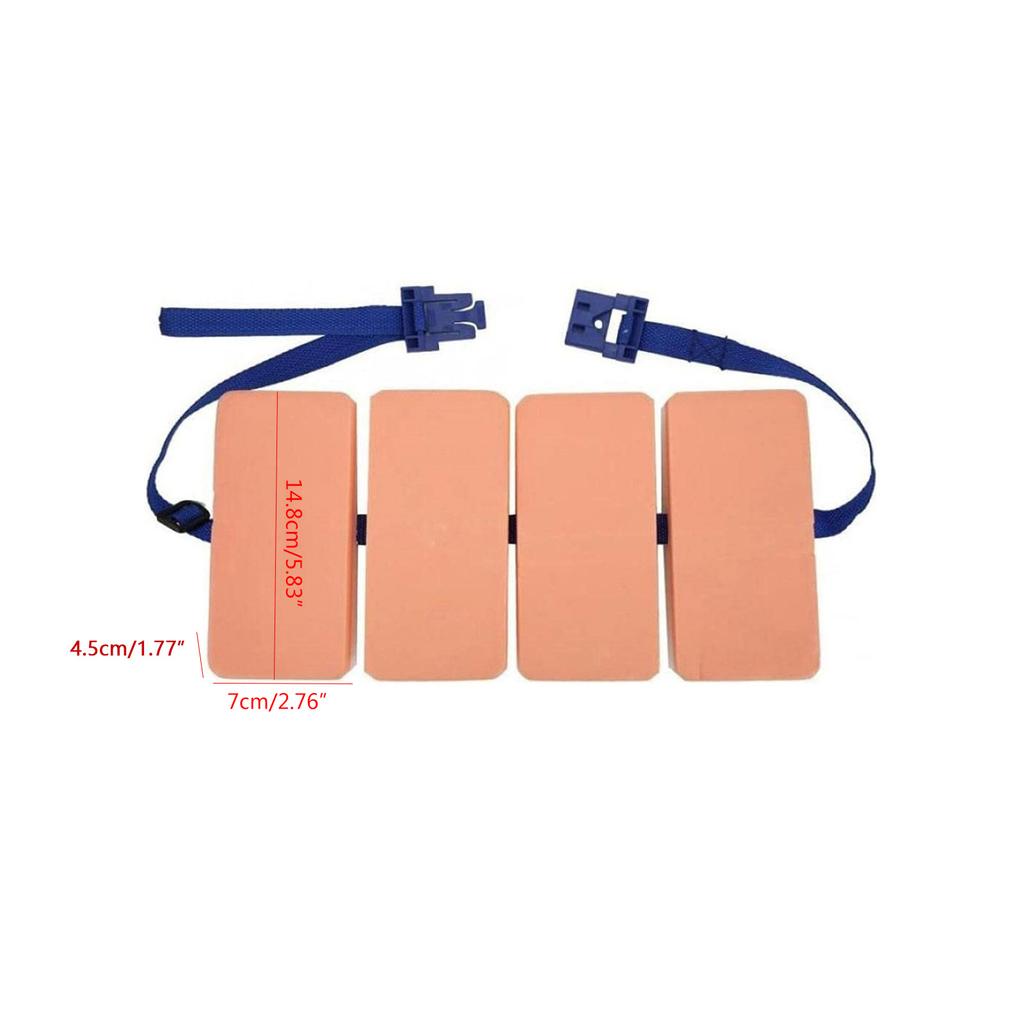 Swim Belt-EVA Back Float Safety Swim Training Belt Swim Floating Waistband Adjustable Comfortable Floating Device