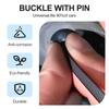 Nylon Universal Cable Tie Buckle-Heavy Duty Zip Ties Holder with Pin & Button Design Plastic Cable Ties Tool Fasteners Car Body