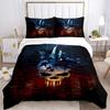 3pcs bedding set Punisher Skull Includes 1 Comforter + 2 Pillowcases, Without Pillow Inserts, Soft Comfortable, Lightweight Breathable, Prin