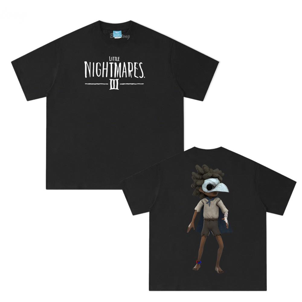 Little Nightmares 3 Tričko s potiskem postavy ze hry 100% Bavlna Tričko Letní Tričko Kulatý výstřih Camisetas Manga