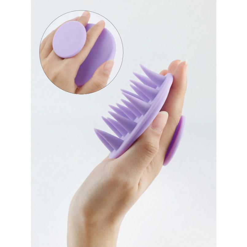1Pc Silicone Shampoo Brush Body Massage Brush Bath Shower Brush Salon Hairdressing Tool Scalp Massage Comb Hair Washing Comb