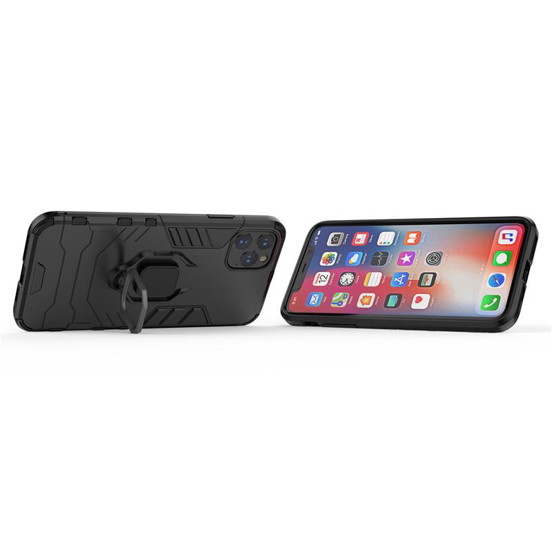 Black Panther Drop-Proof iPhone 11/11 Pro Max Case with Car Ring Bracket