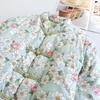 Winter Women's Padded Jacket Pure Cotton Flower Handmade Padded Jacket Thickened Padded Jacket Chinese Retro Jacket Mother Outfit