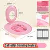 Cat Toilet Trainer Kit Universal Urinal Seat Potty Cat Toilet Training System Reusable Cat Toilet Training Seat Tool for Pet Cleaning