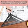 Speed ??Square, Triangle Carpenter Square, Triangular Right Angle Ruler - Portable Marking Gauge, Multifunctional Carpentry Tool for Carpenters and De