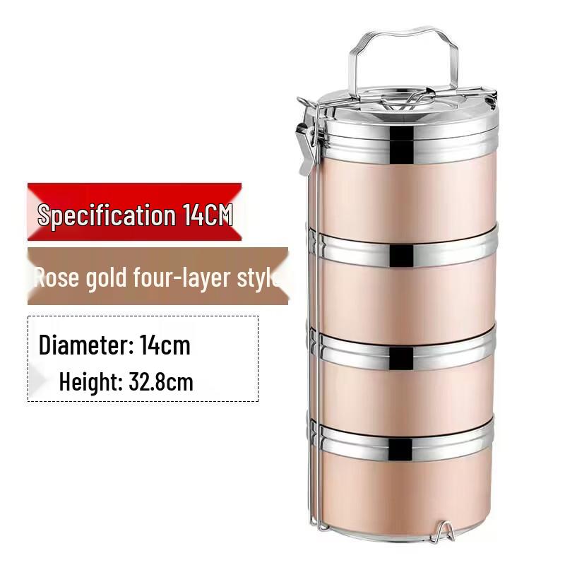 Chui Shan Hai 304 Stainless Steel Portable Insulated Lunch Box