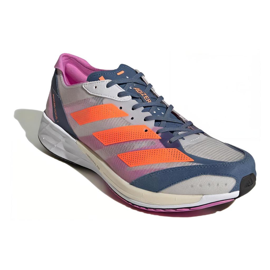 New Adidas Adizero Adios 7 Dash Grey Solar Orange Wonder Steel GX6647