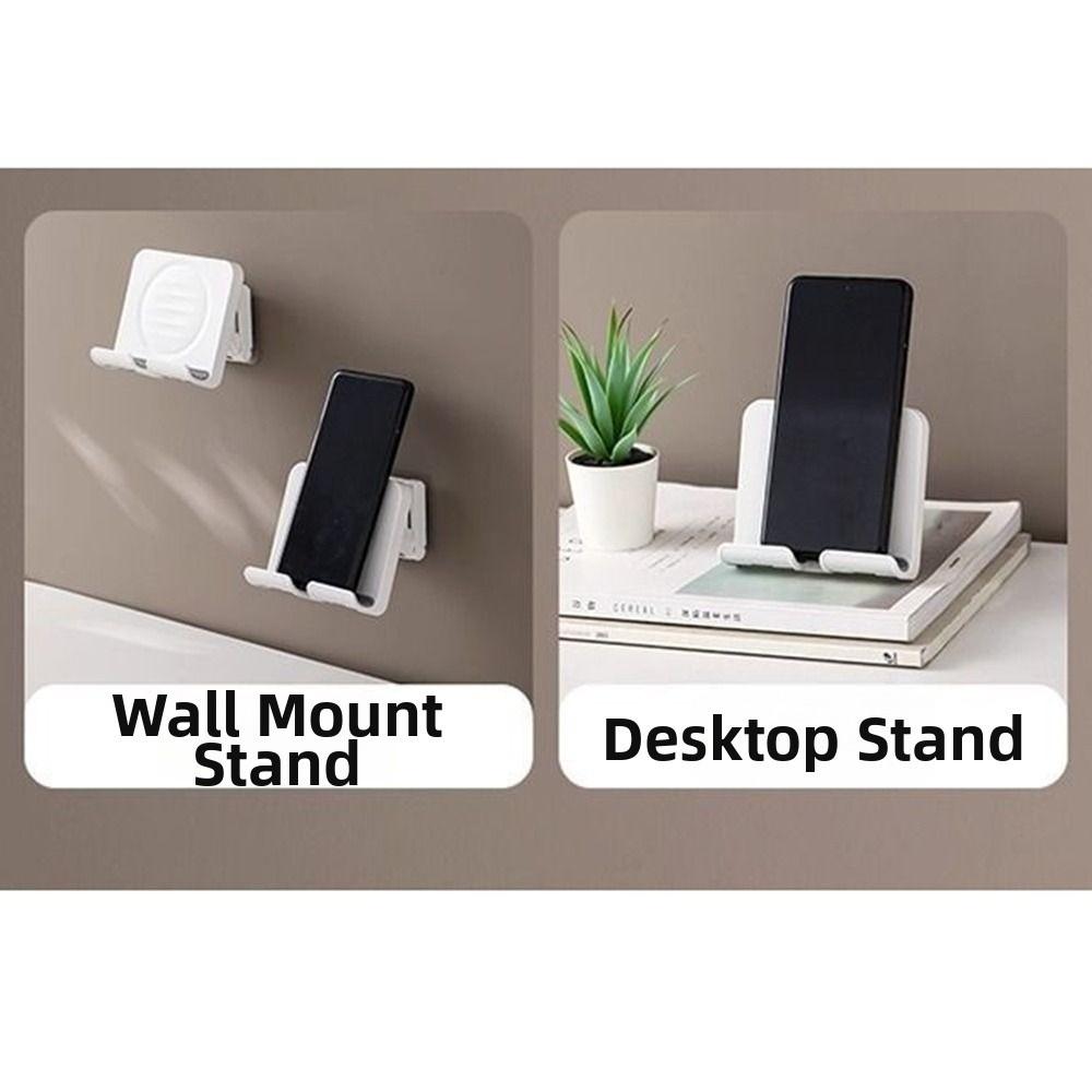 Adjustable Wall Mount Holder Strong Adhesive Mobile Phone Support Hanging Phone Stand  Living Room