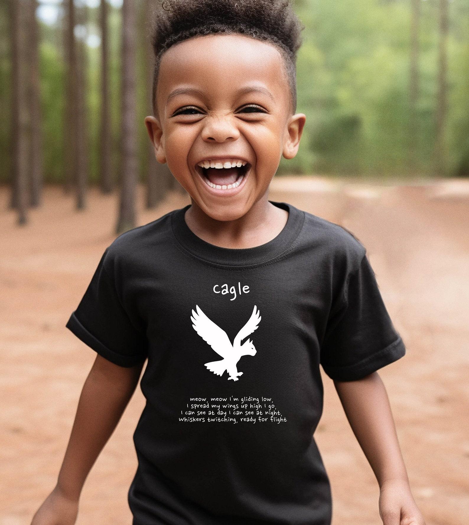 Cagle Toddler T-Shirt Mystical Creature Cat Eagle Mix 2XL