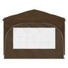 Pop Up Party Tent 290 X 290 X 245 Cm Taupe