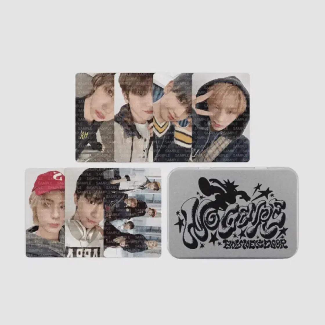 

Boynextdoor Popup Store No Genre Tin Case Photocard Set