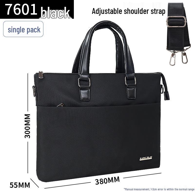 Oxford Cloth Waterproof Briefcase for Documents and Cigarettes