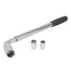 Douilles 17/19mm et 21/22mm Clé en L pour Roues Clé à Douille Extensible Changement de Pneu