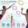 24cm Hollow Flying Disc Durable Eco-Friendly Plastic Beach Saucer For Kids Family Outdoor Fun Games And Sport Training