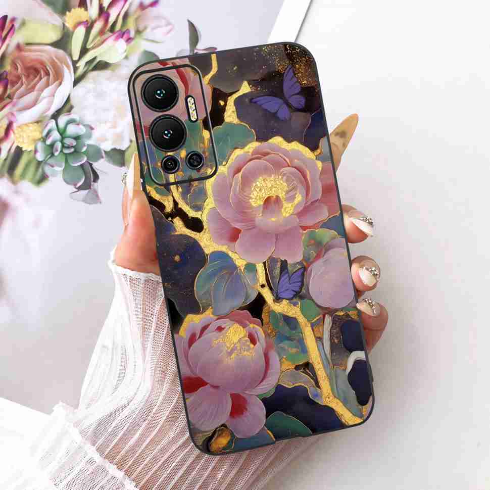 For Infinix Hot 12 Case 2022 Animal Painted Cover Soft Silicone Phone Case For Infinix Hot 12 Hot12 X6817 X6817B Shell