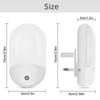 Night Lights Plug Into Wall Led Night Light Lamp Ambient Lighting For Bedroom Bathroom Hallway Kids Room Stairway