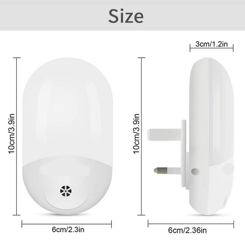 Night Lights Plug Into Wall Led Night Light Lamp Ambient Lighting For Bedroom Bathroom Hallway Kids Room Stairway