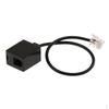 Extension Cable for RJ5 Headset Adapter with 24.5 Cm (9.64 ") 4P4C From Socket To Plug