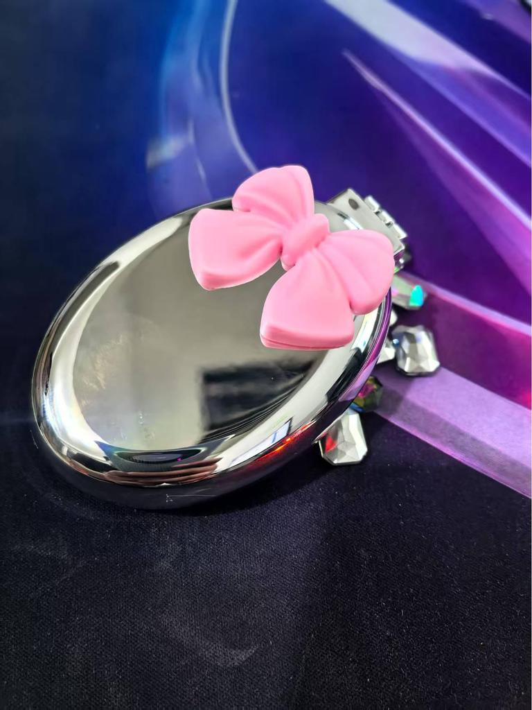 Portable Pocket Folding Comb & Mirror with Airbag Cushion for Smooth Hair and Massage