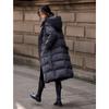 XWI Elegant Hooded Long Duck Down Coat for Women