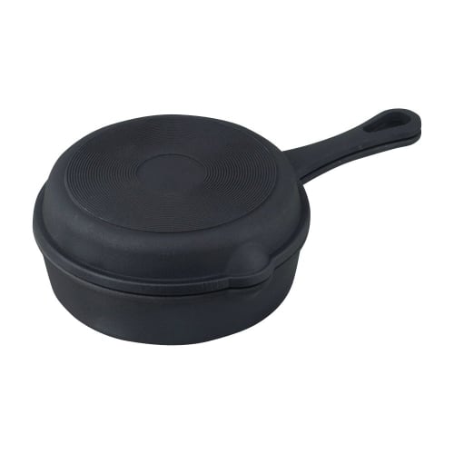 Wahei Freiz Iron Skillet Camping Heavy's Combo Set 15cm IH Compatible with Smoking Amine HR-7967