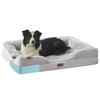 Orthopedic Memory Sponge Dog Bed with Universal C-Type Armrest Removable Pet Sofa Comfortable Cat Nest Dog Pad