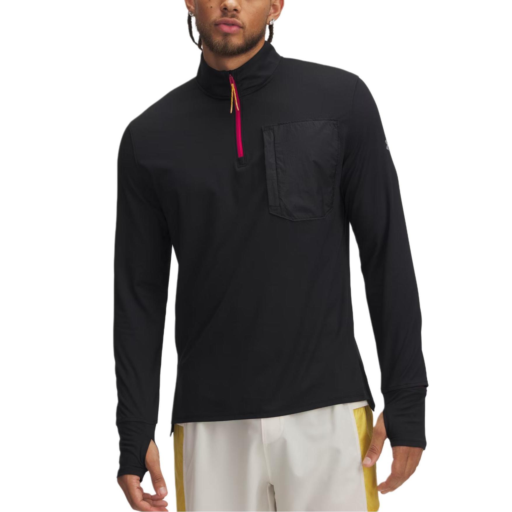 Under Armour Launch Trail T Shirt Men s Black 1383244-002 MD
