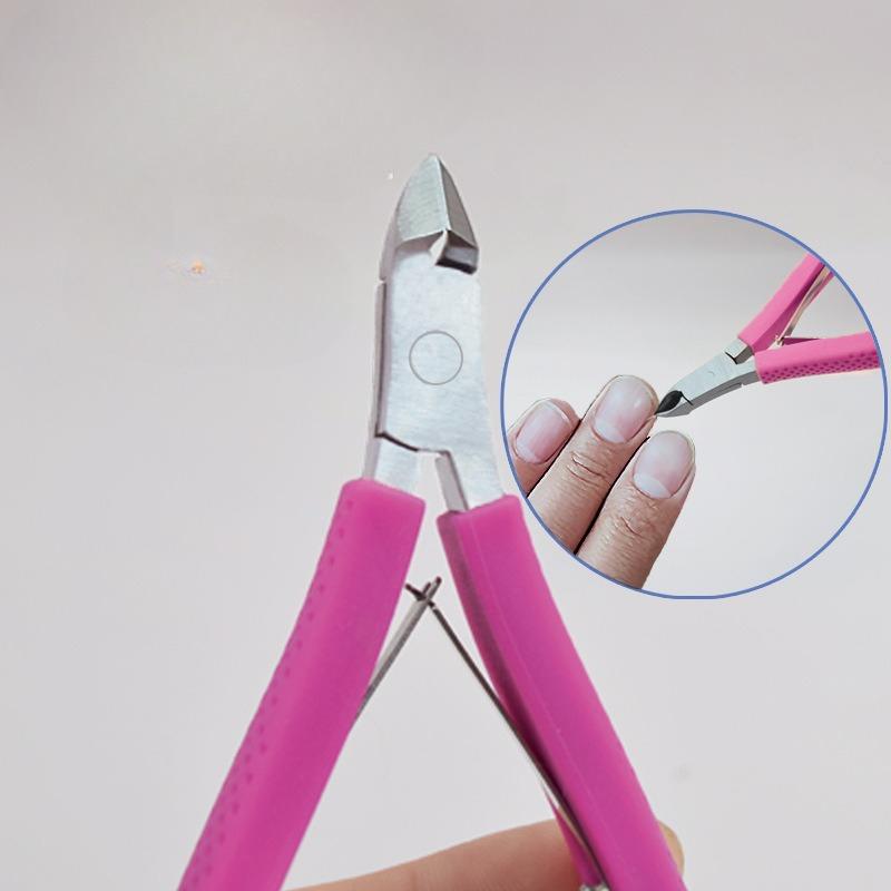 1 Stück Silikon Nagelhautschieber Nagelhautzange Manikürist Spezial zum Entfernen von Nagelhaut Multifunktionales Maniküre-Werkzeug