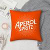 AAperol SSpritz Pillow Case Square DoubleSided Printing Sofa Cushion Cover Pillowcase Bedroom Bedside