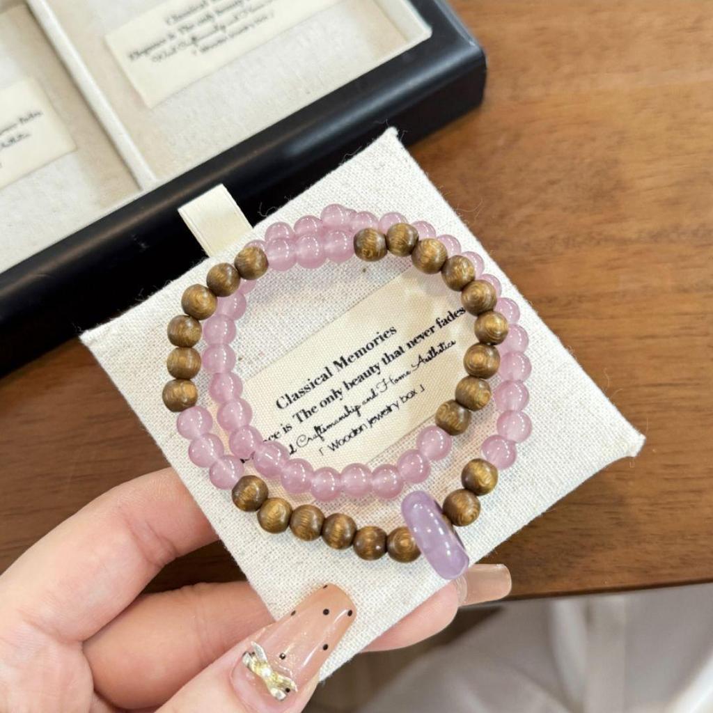 Retro Chinese Bamboo Beaded Bracelet - High-End Bestie Gift