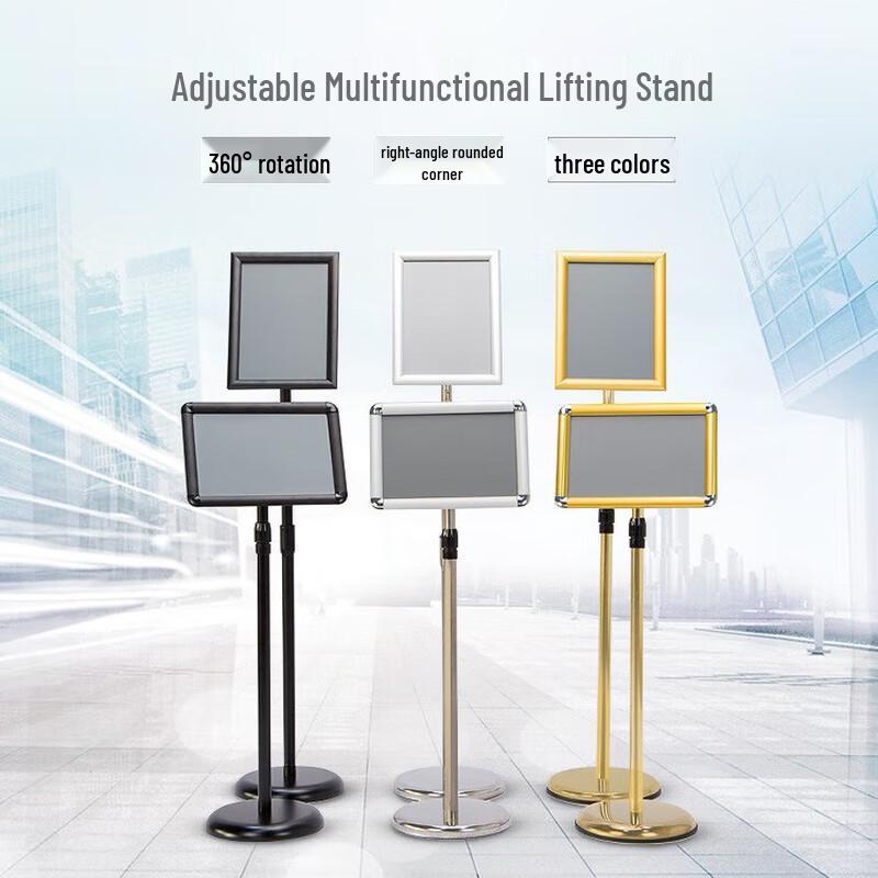 Adjustable Metal Standing Sign Display