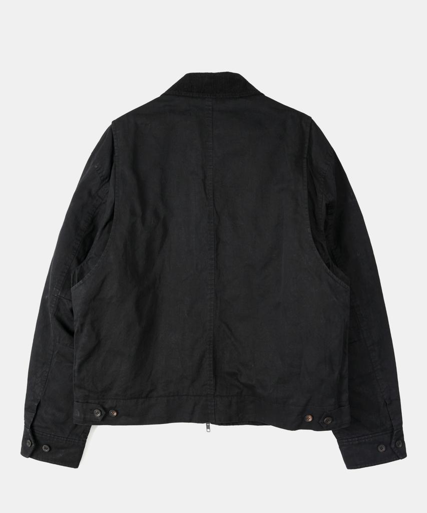 Asp Waxed Cotton Work Jacket - Black