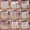 Flower Stencils Template Painting Scrapbooking Embossing Stamping Album Card DIY