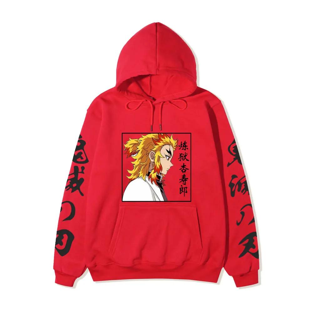Anime Demon Slayer Hoodie Men and Women Long Sleeve Shinobu Kocho Hoodies Sweatshirts Harajuku