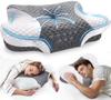 This Comfortable Pillow Relieves Neck Pain and Promotes a Good Night's Sleep. It Features a Memory Foam Pillow, Suitable for Side and Back Sleepers,