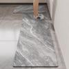 Kitchen Carpet Non-slip Waterproof Leather Floor Mat Imitation Marble Texture Large Size Rug PVC Home Decoration Foot Mats