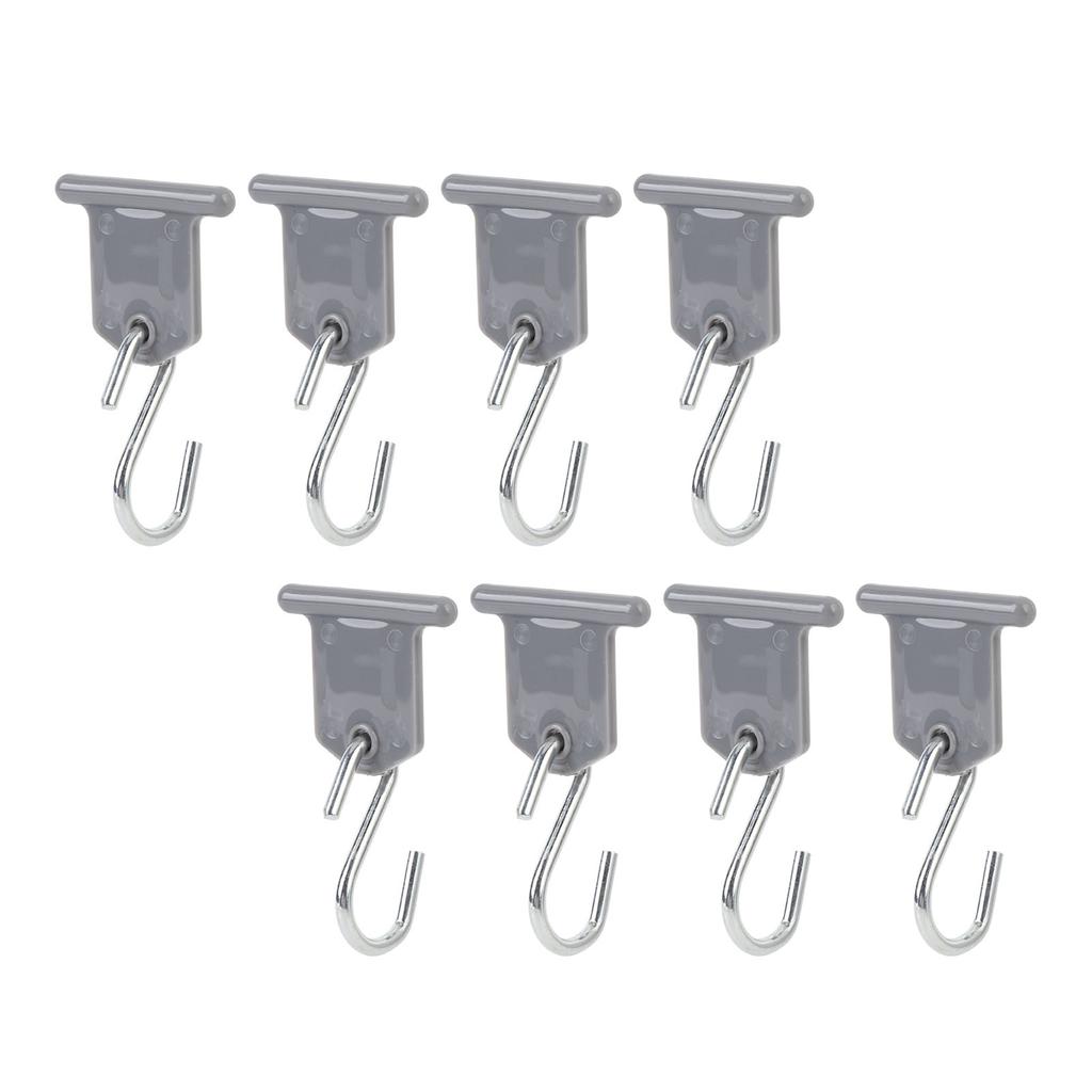 RV Awning Light Clips 8 Hangers 8 S Shaped Hooks 304 Stainless Steel Camping Awning Hooks for Outdoor Tent Home Party