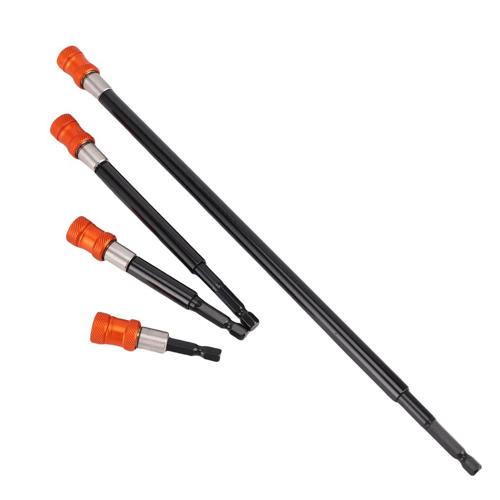 4PCS Bit Extension Holders 1 4 Inch Hex Shank Drill Bit Adapter Set 12in 6in 4in 2 3 8in Length